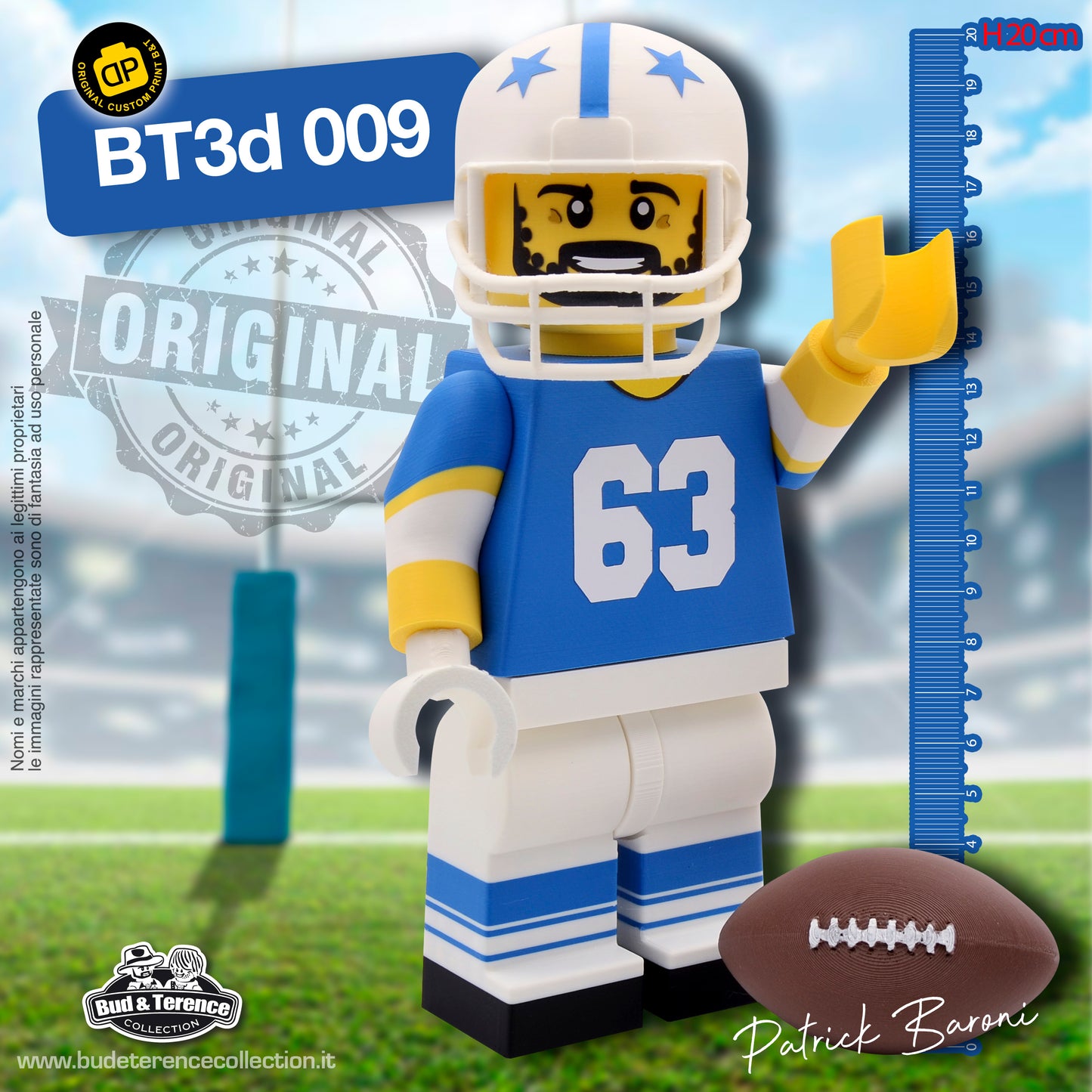 BT3d 009 - Maxifigura 3d Bulldozer