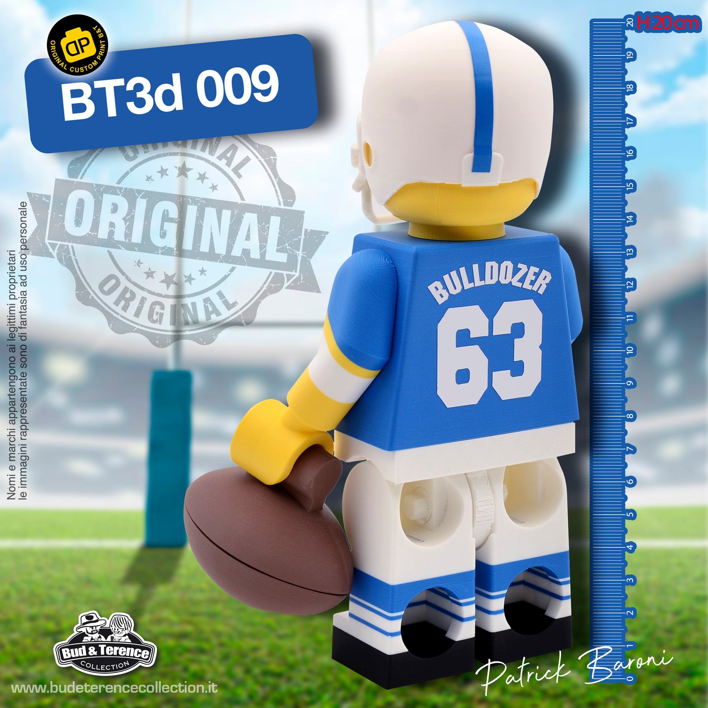 BT3d 009 - Maxifigura 3d Bulldozer