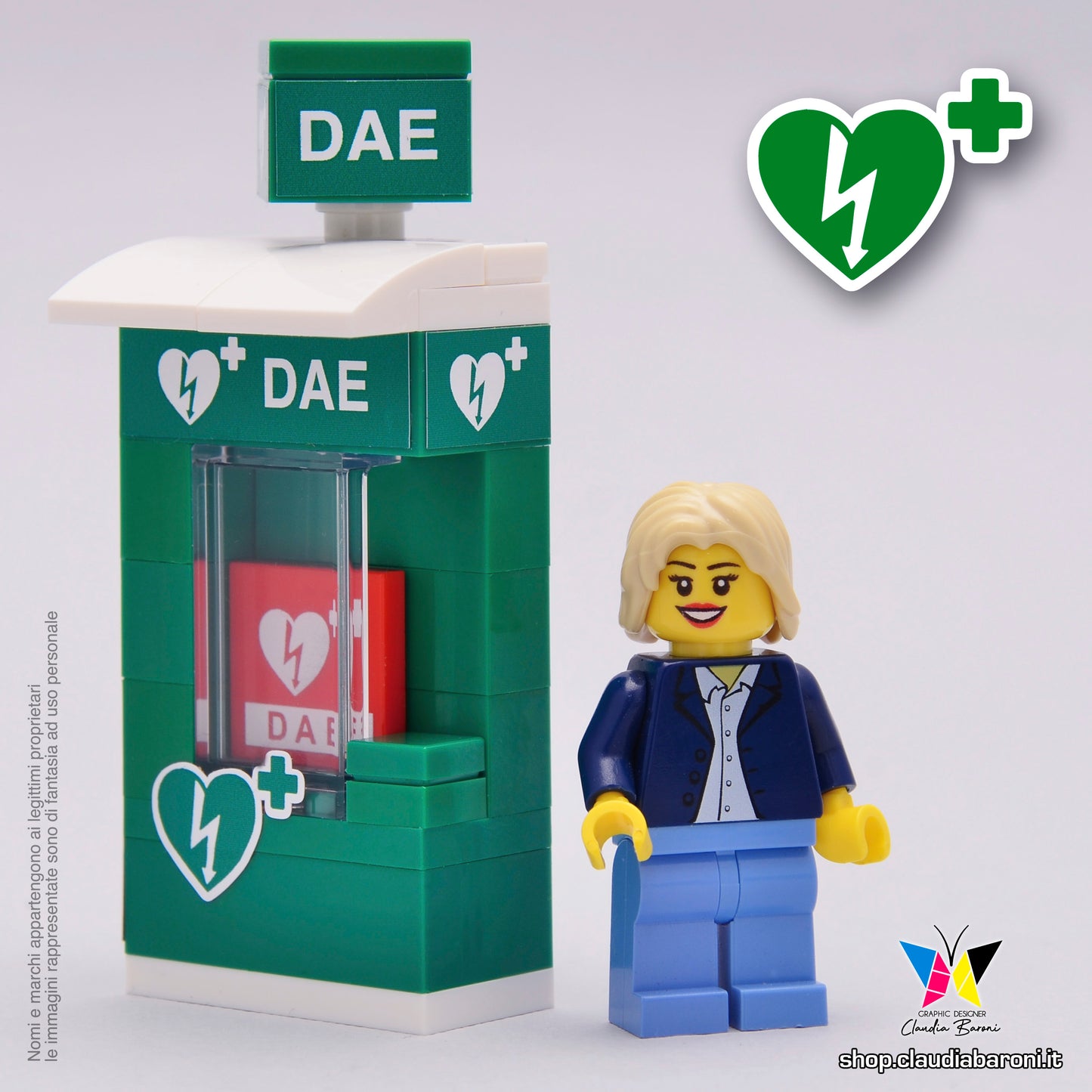 Defibrillatore DAE Lego® custom