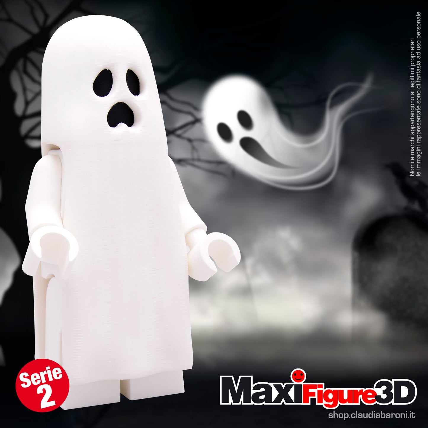 Maxifigura 3d Ghost (06 - Serie 2)