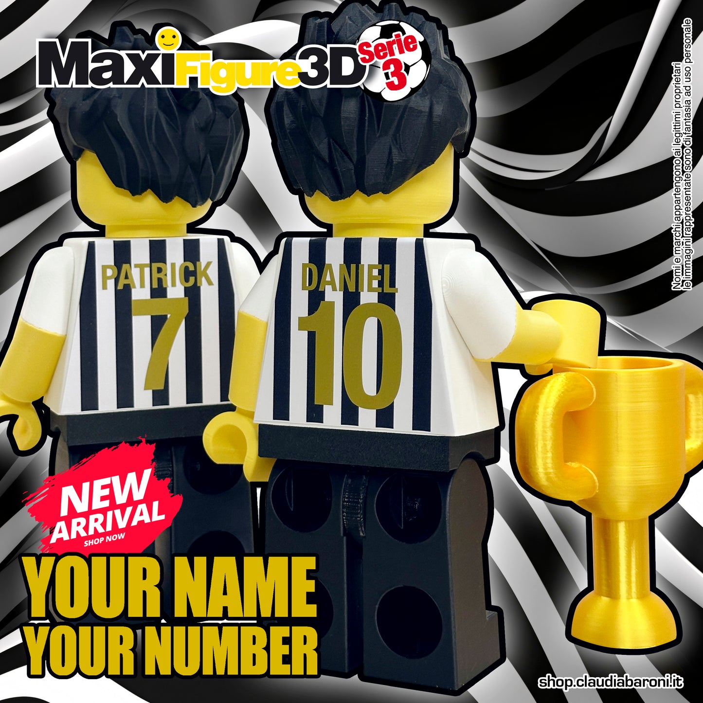 Maxifigura 3d - Juve (01 - Serie 3)