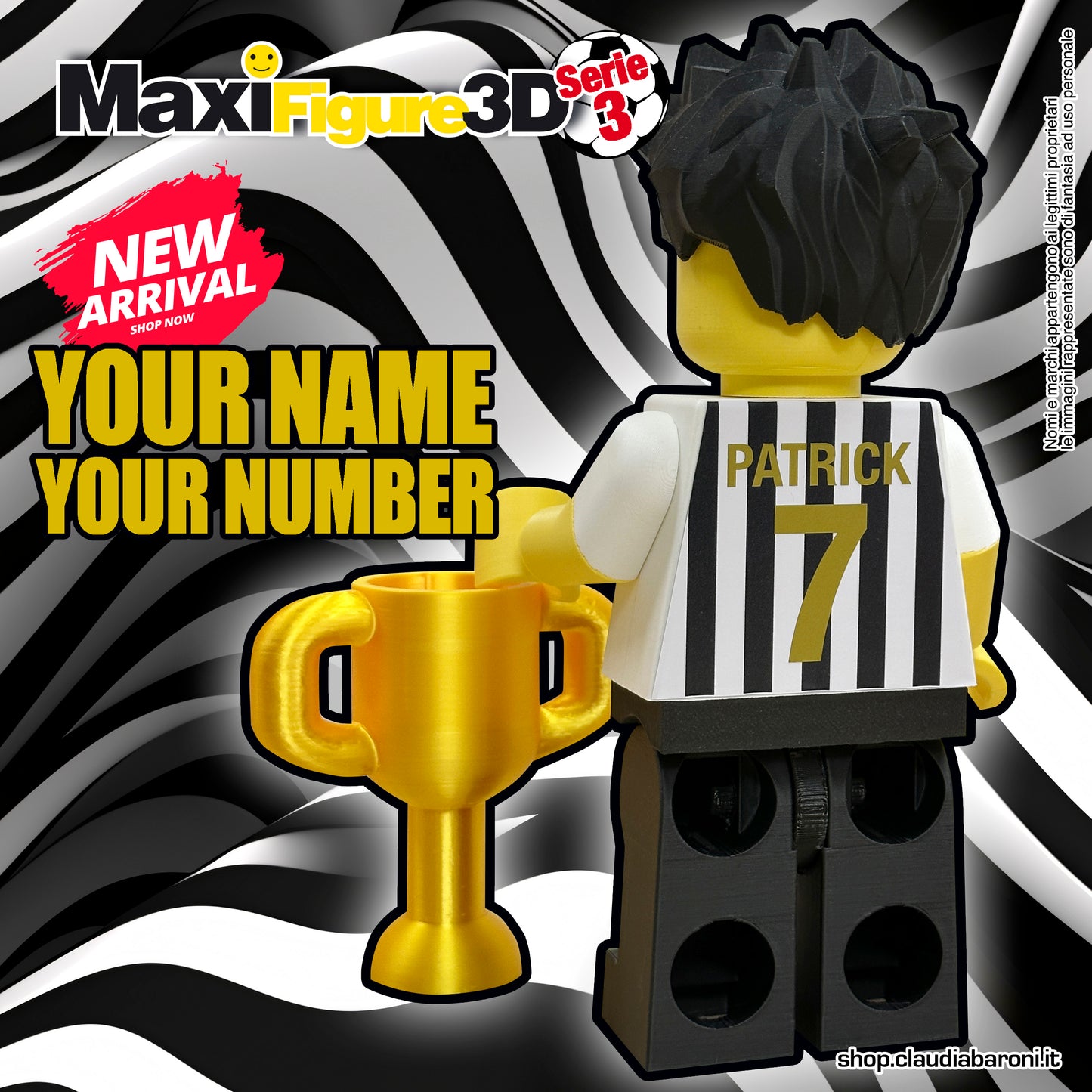 Maxifigura 3d - Juve (01 - Serie 3)