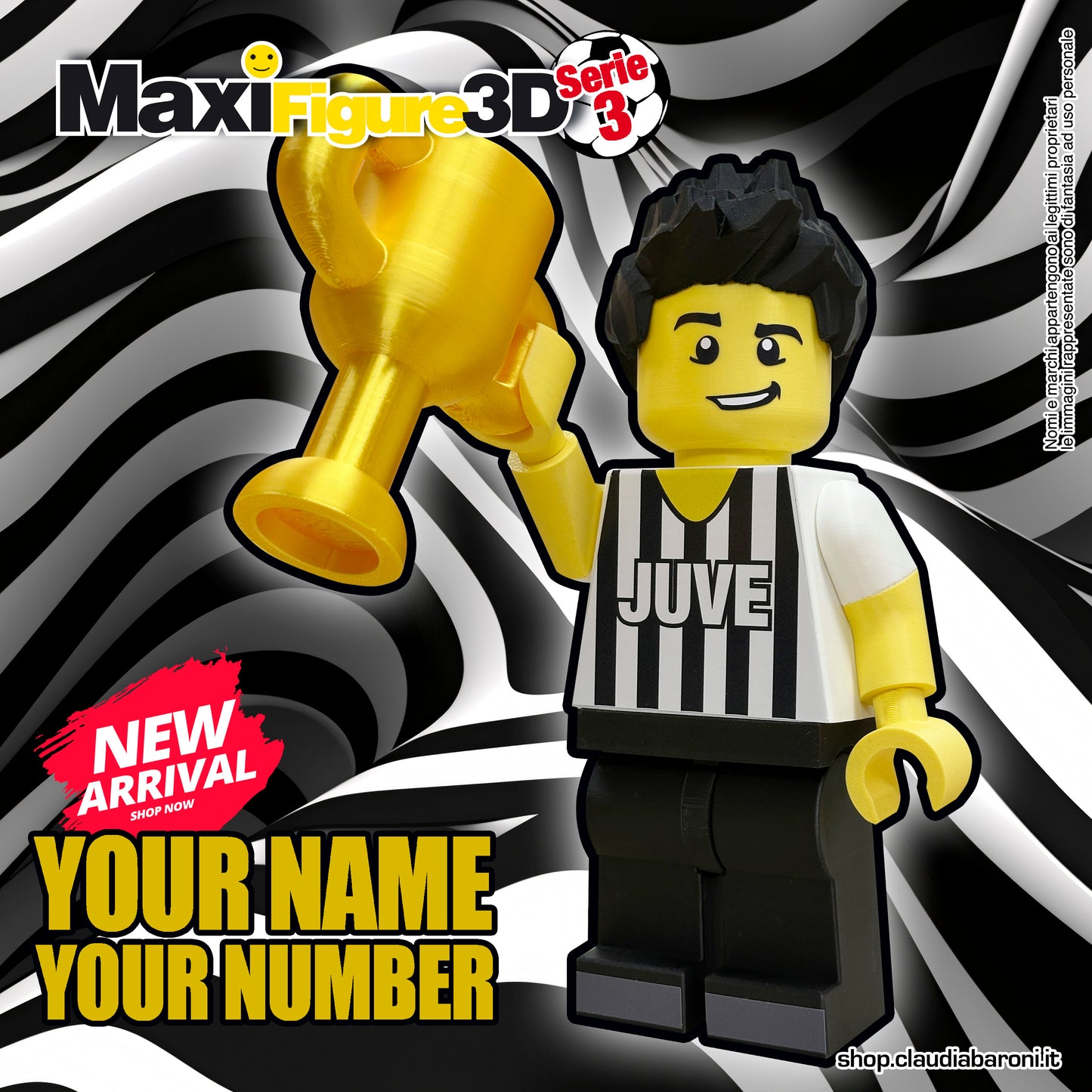 Maxifigura 3d - Juve (01 - Serie 3)