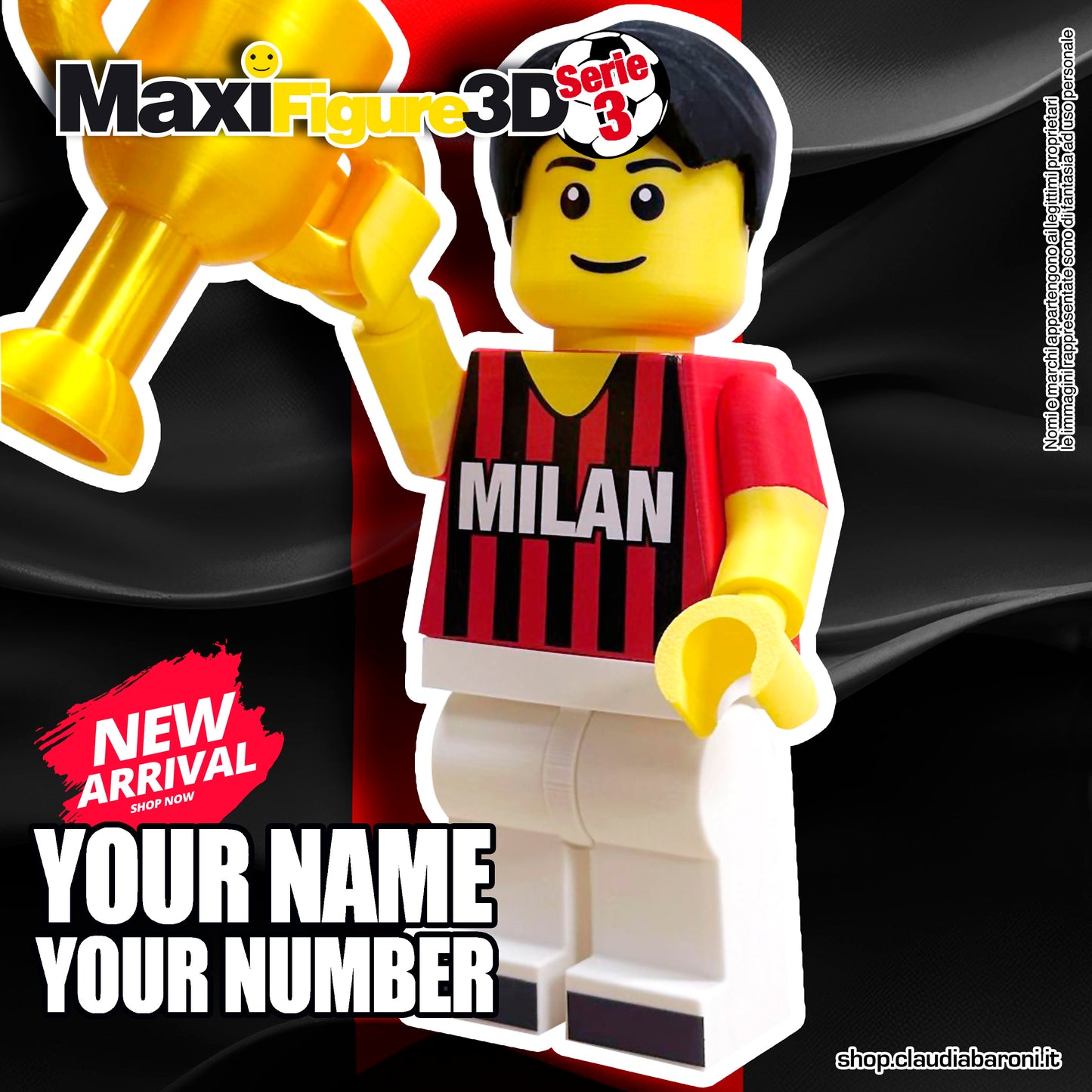 Maxifigura 3d - Milan (03 - Serie 3)