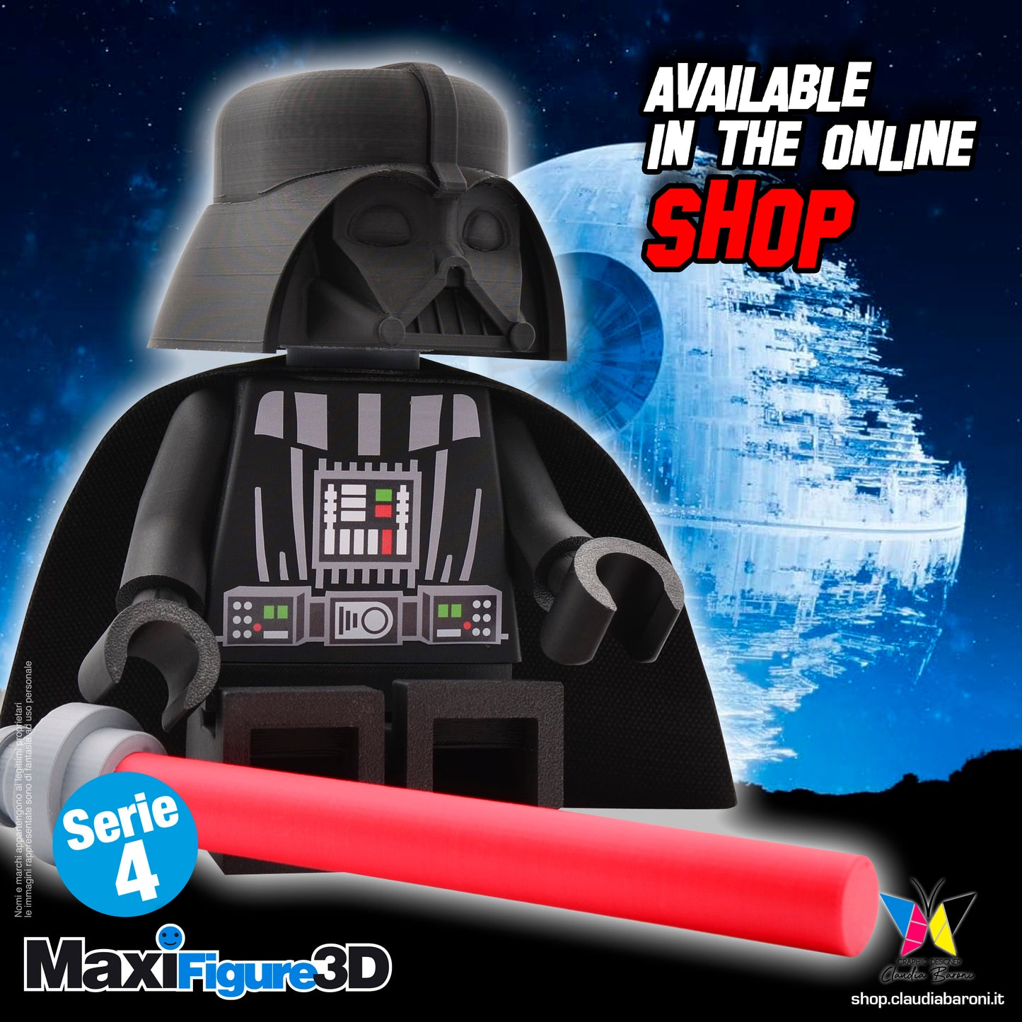 Maxifigura 3d Dart Fener (03 - Serie 4)