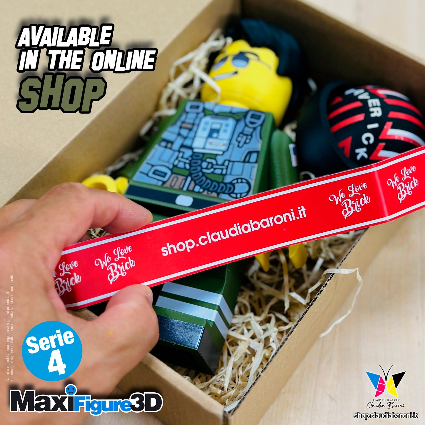 Maxifigura 3d Maverick Top Gun (04 - Serie 4)