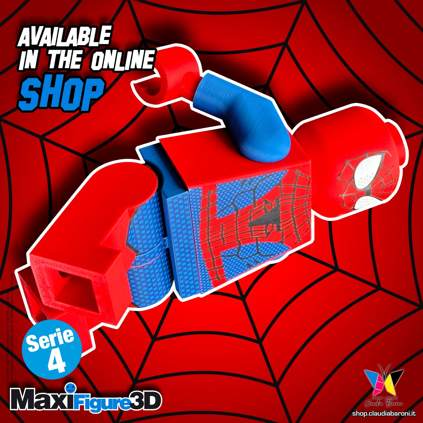 Maxifigura 3d SpiderMan (01 - Serie 4)