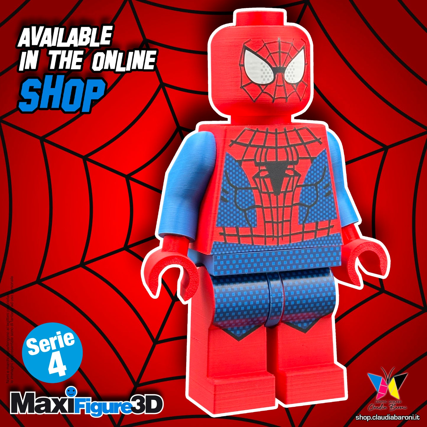 Maxifigura 3d SpiderMan (01 - Serie 4)