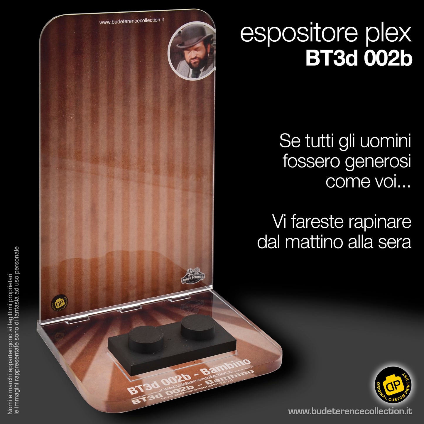 Espositore in plexiglas per BT3d 002b