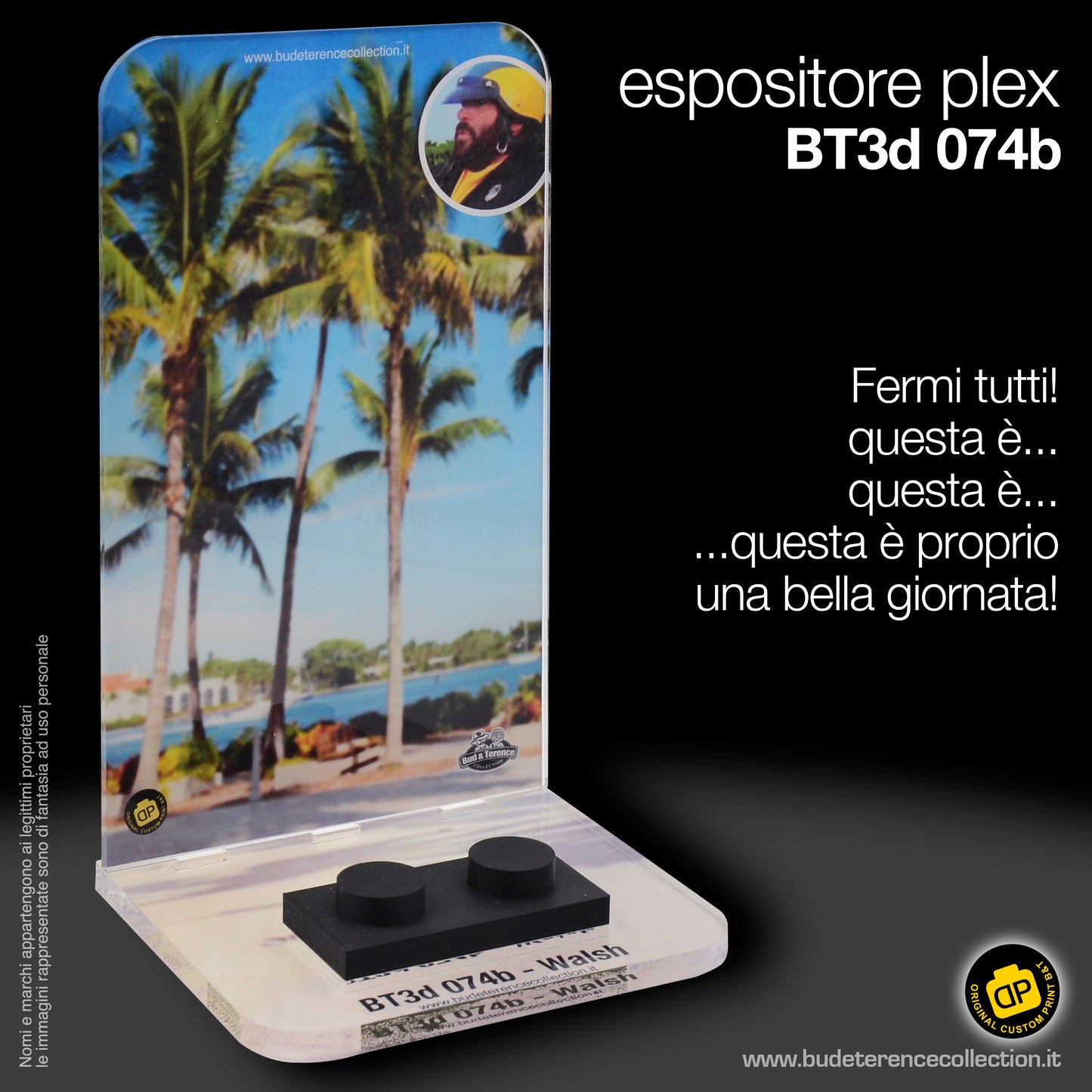 Espositore in plexiglas per BT3d 074b