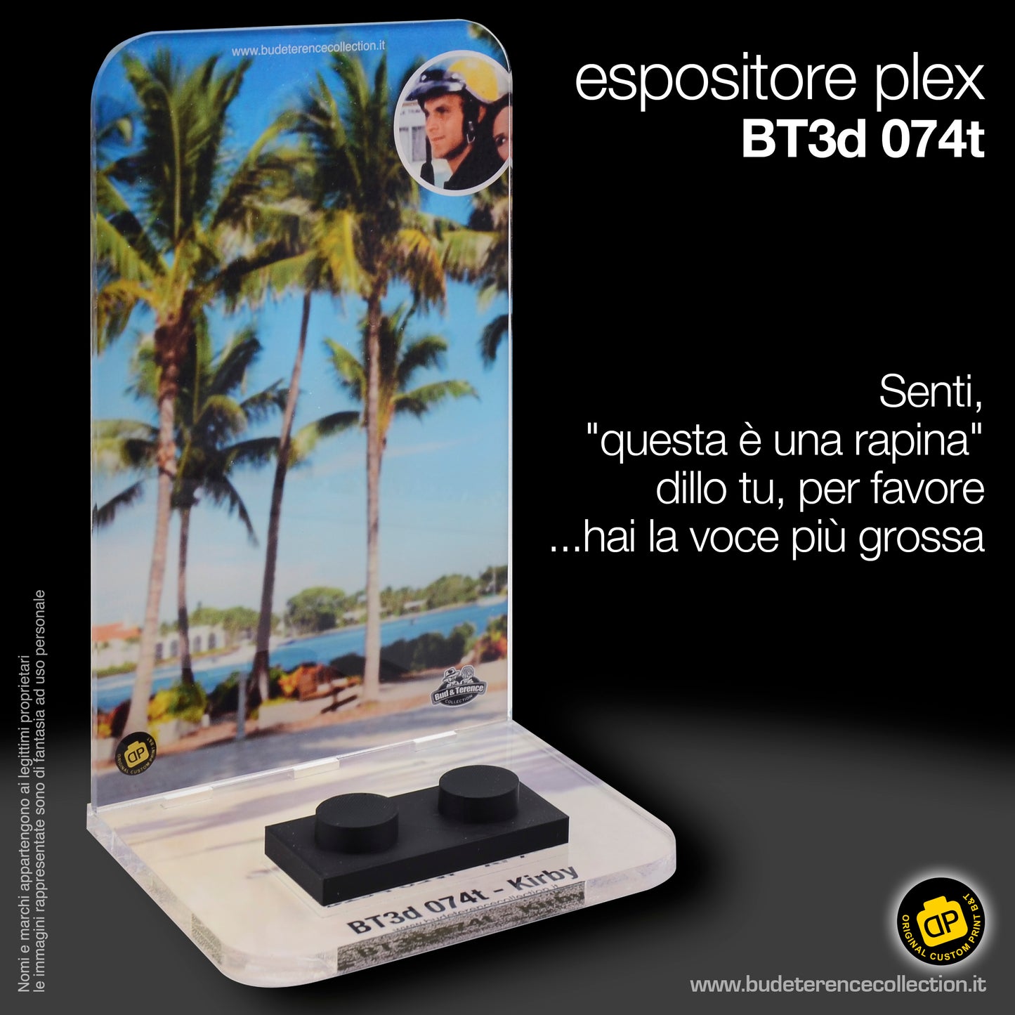 Espositore in plexiglas per BT3d 074t