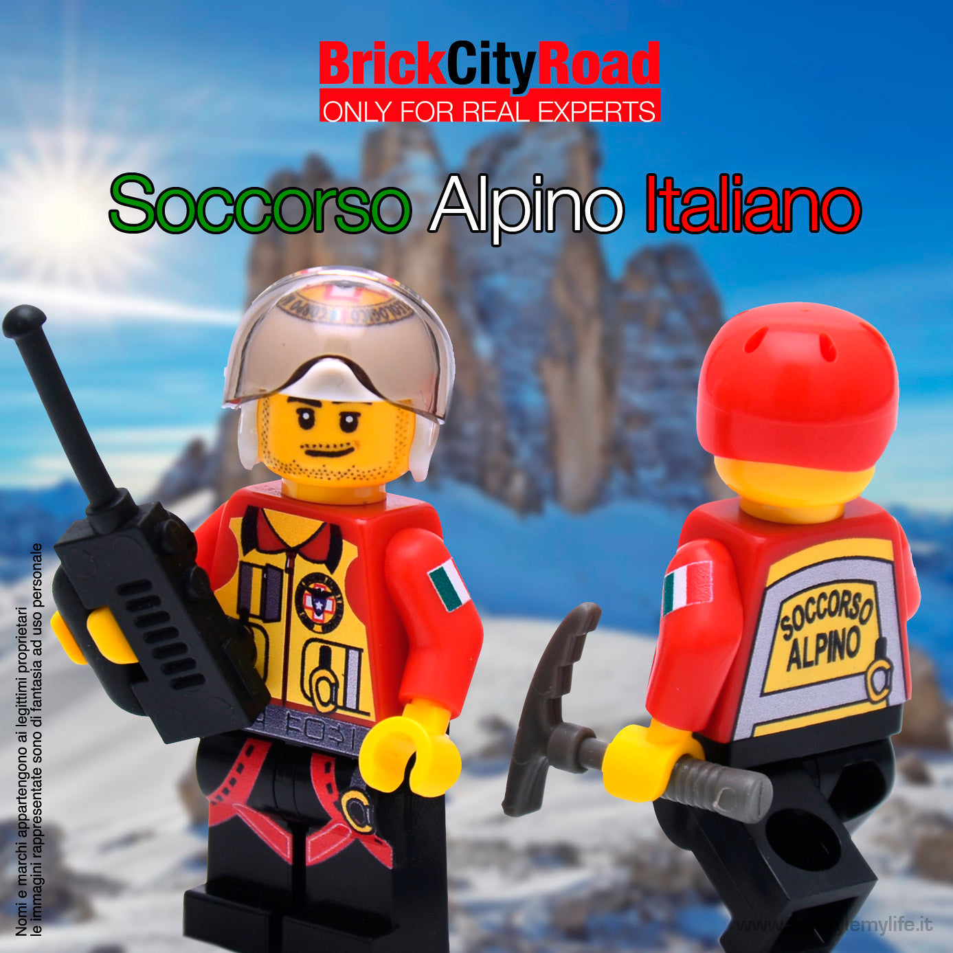 Minifigure Collection - Soccorso alpino italiano