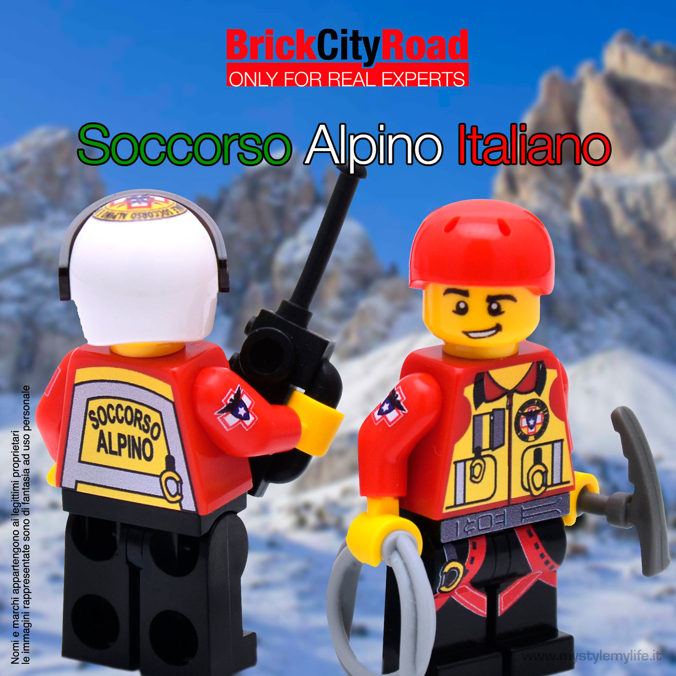 Minifigure Collection - Soccorso alpino italiano