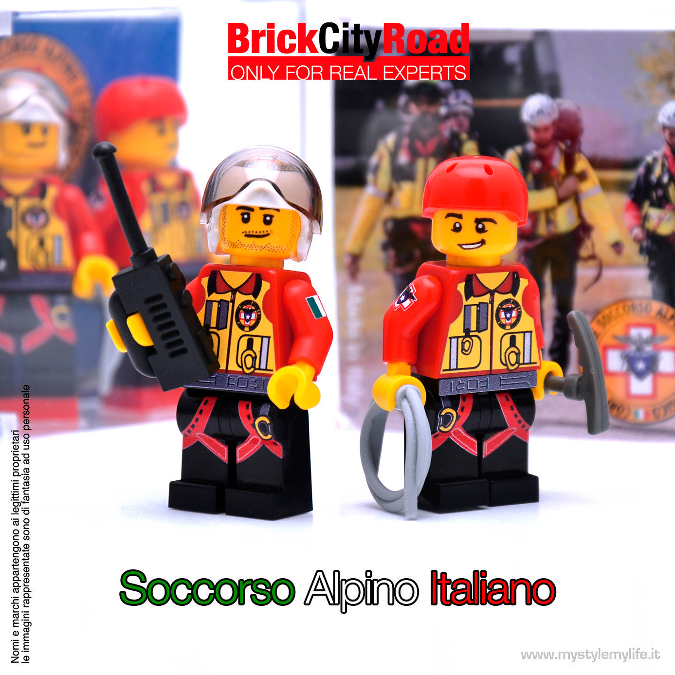 Minifigure Collection - Soccorso alpino italiano