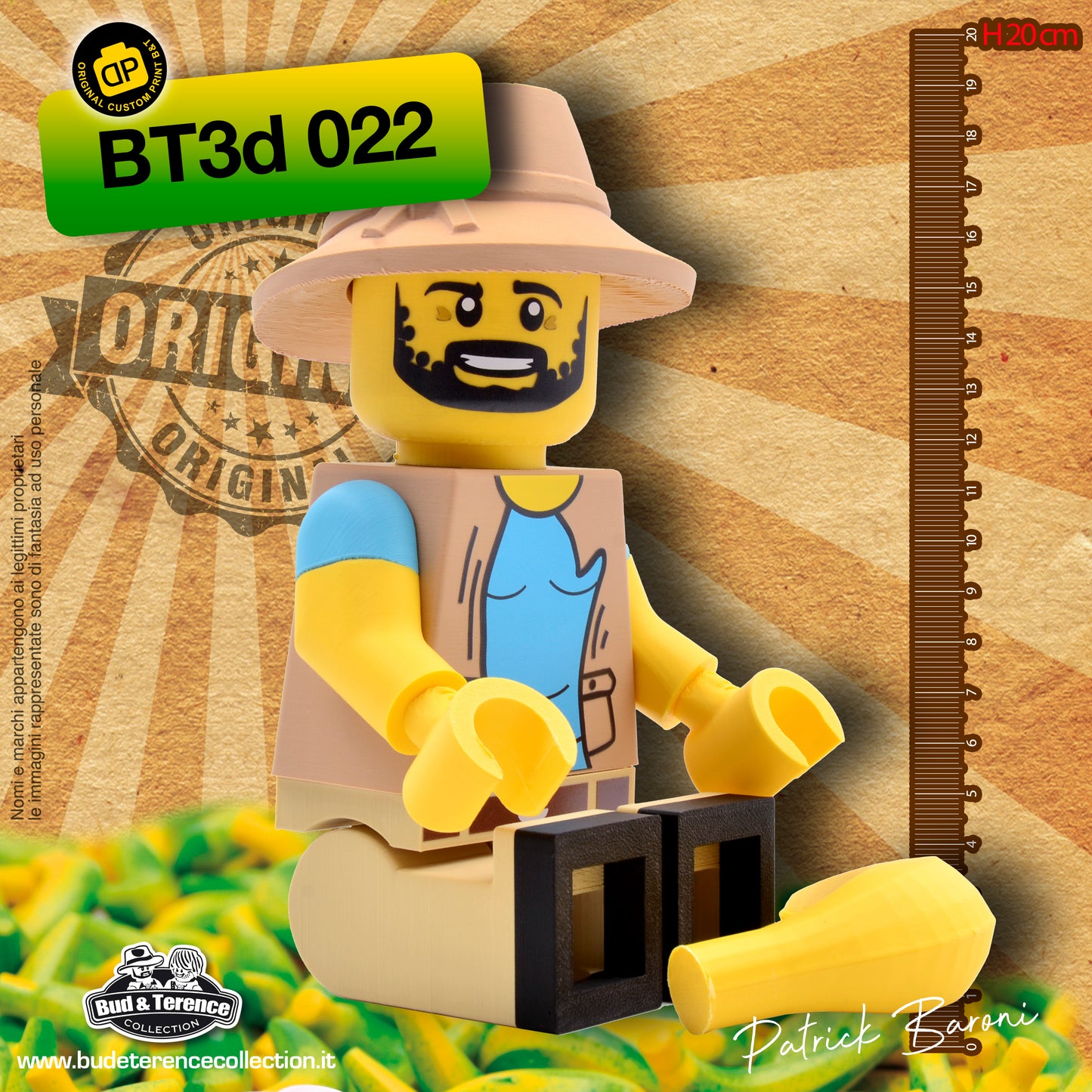 BT3d 022 - Maxifigura 3d Banana Joe