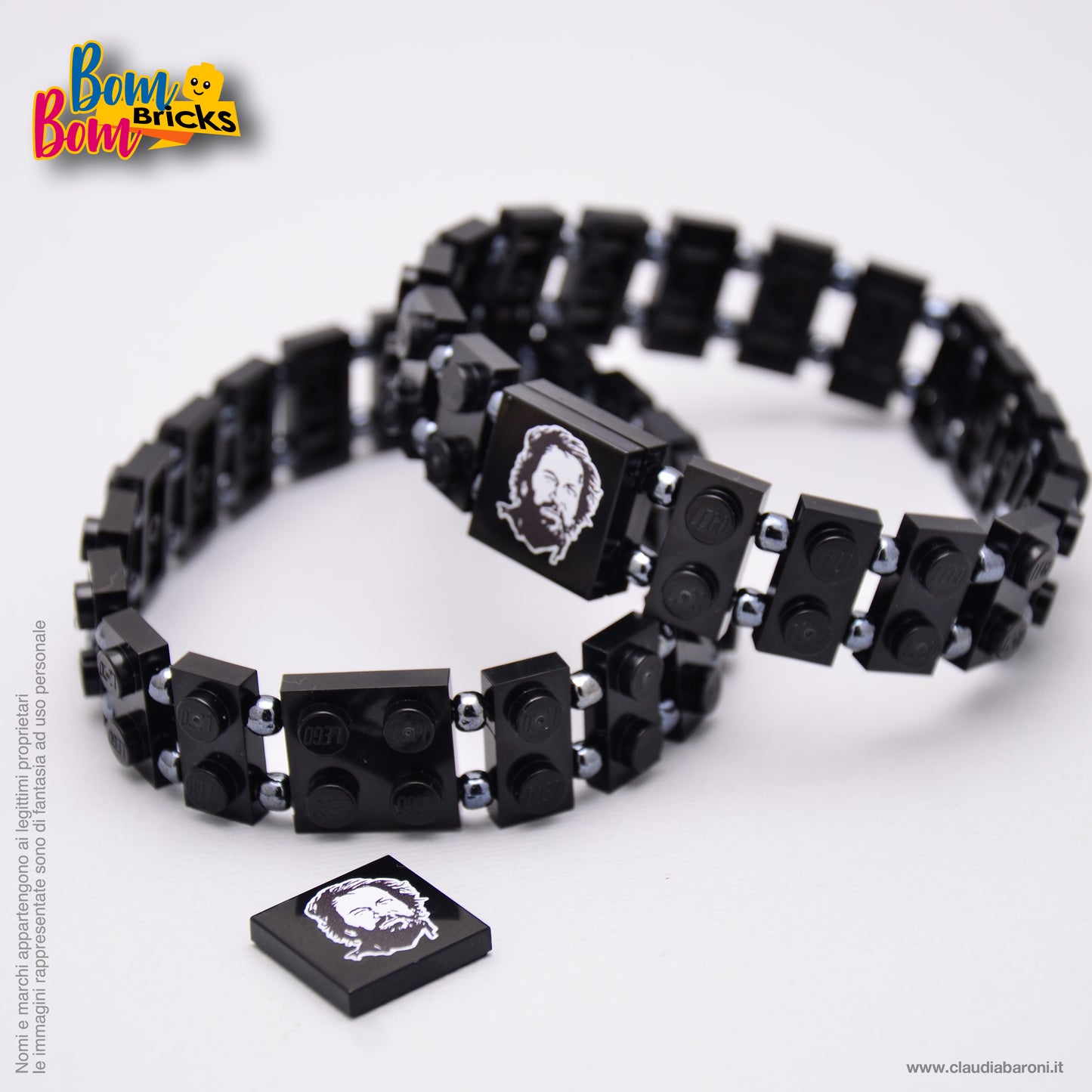 Lego® bracelet "Bud face"