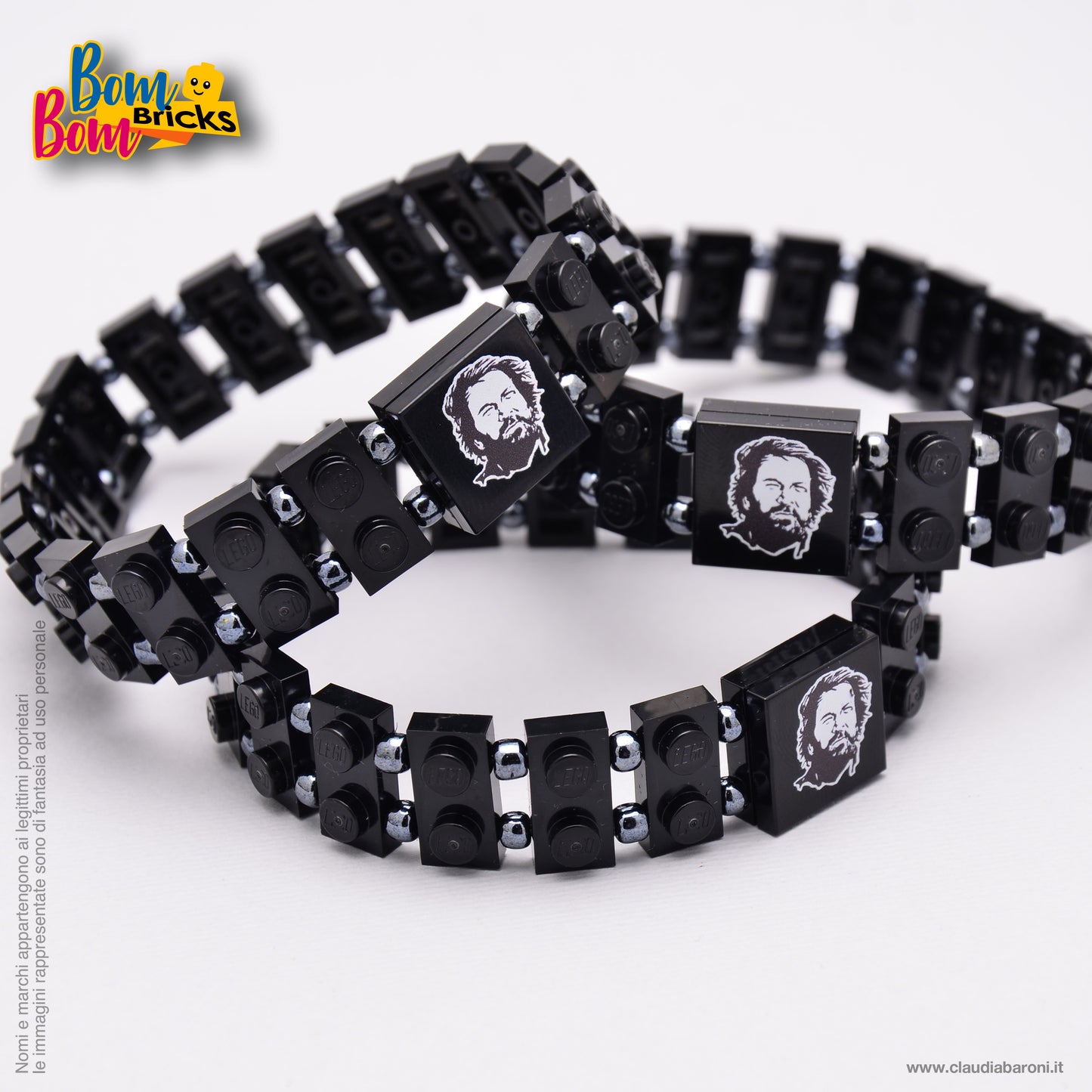 Lego® bracelet "Bud face"