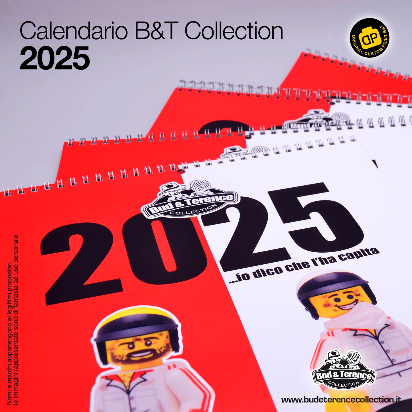 Calendario 2025 Bud e Terence Lego® custom collection