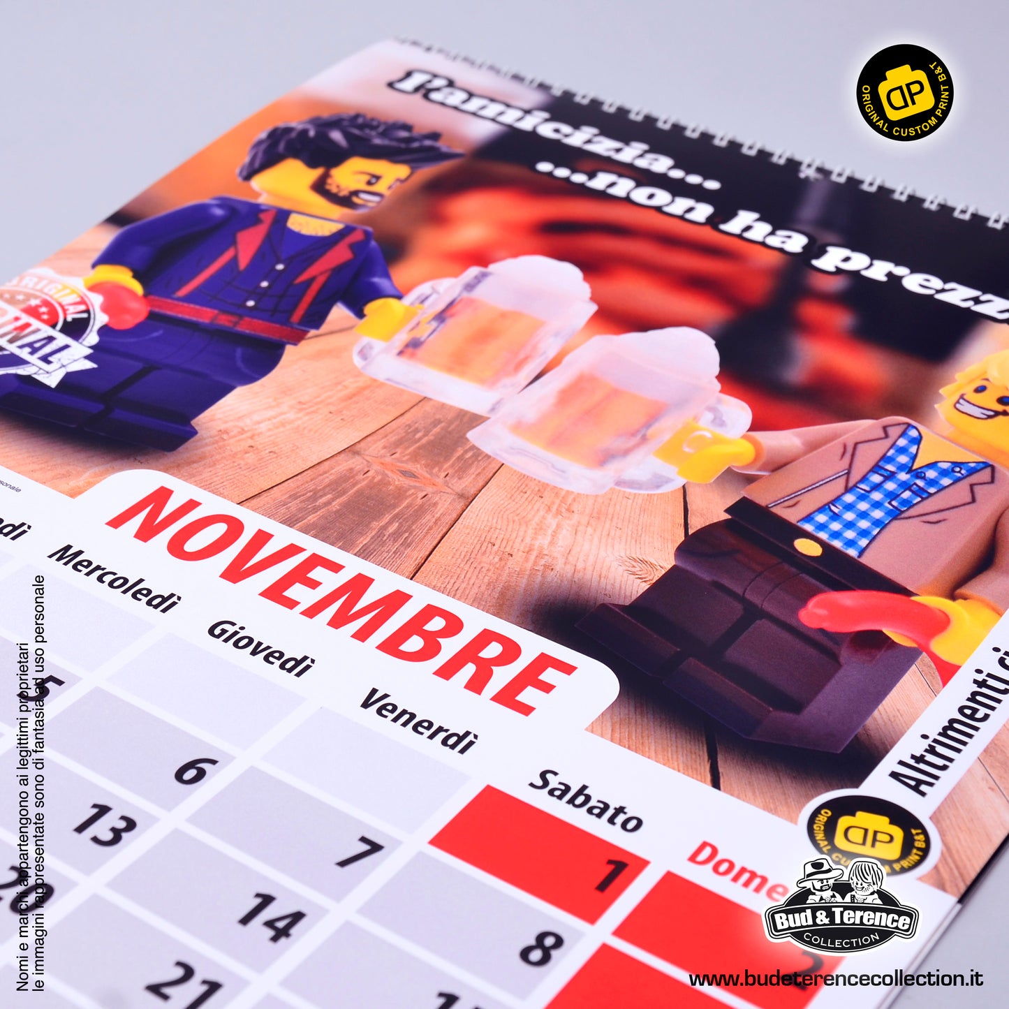 Calendario 2025 Bud e Terence Lego® custom collection