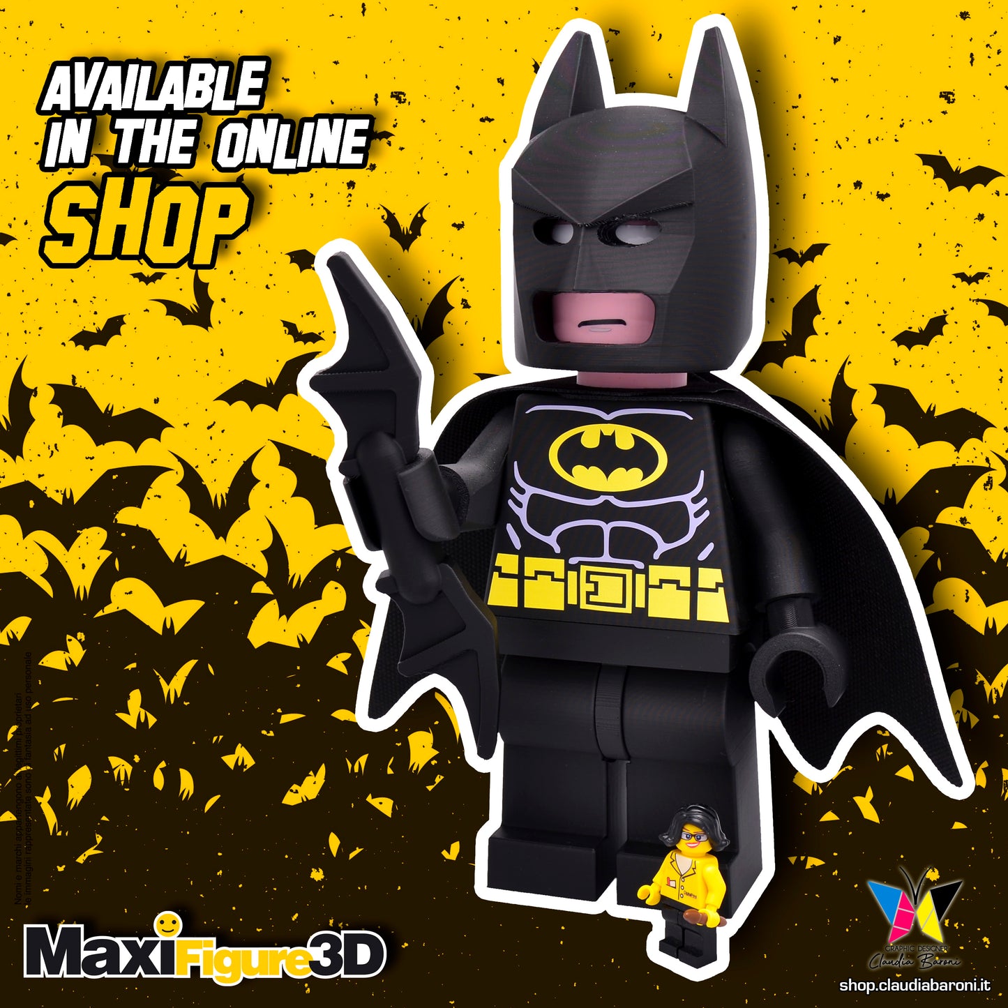 Maxifigura 3d Batman (02 - Serie 2)