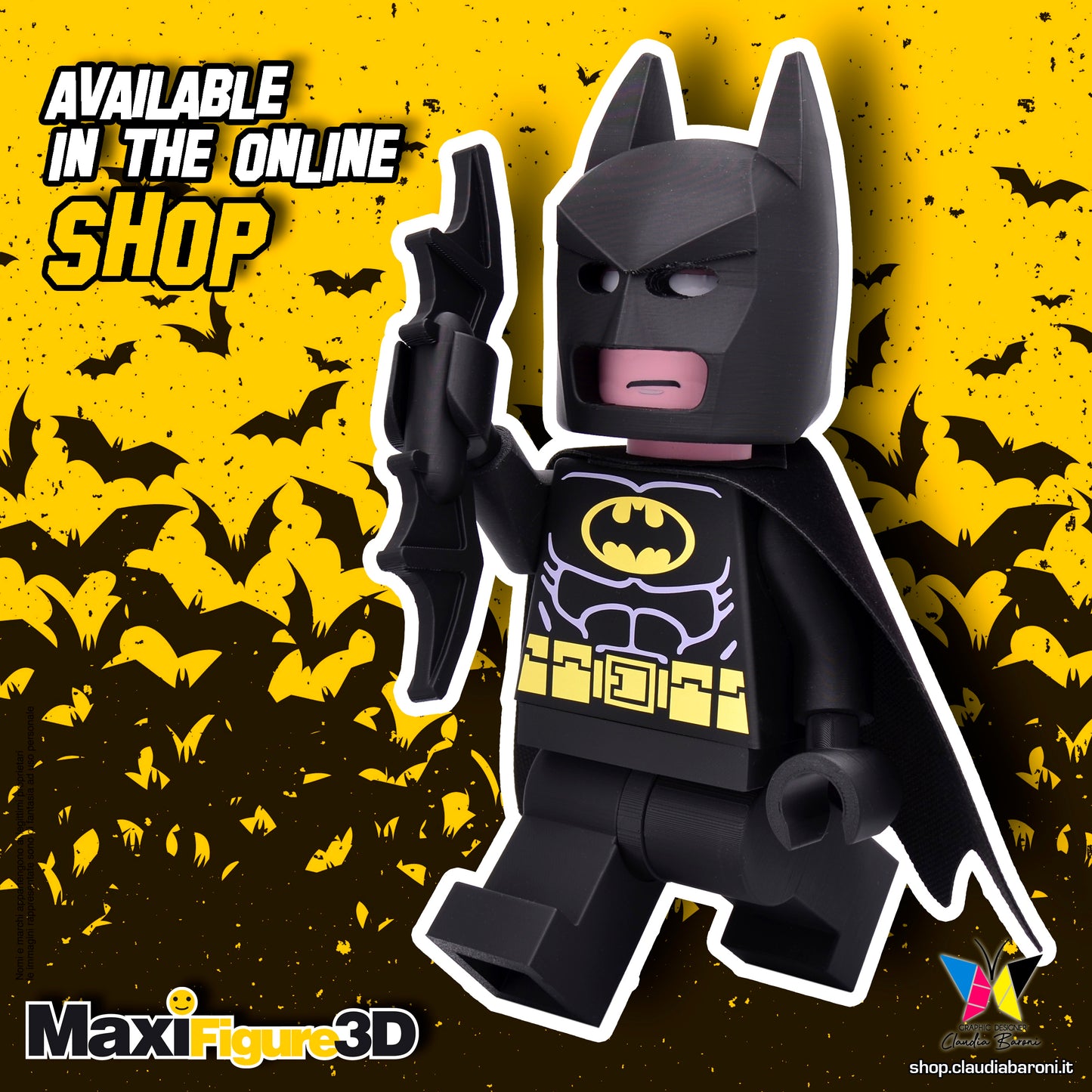 Maxifigura 3d Batman (02 - Serie 2)