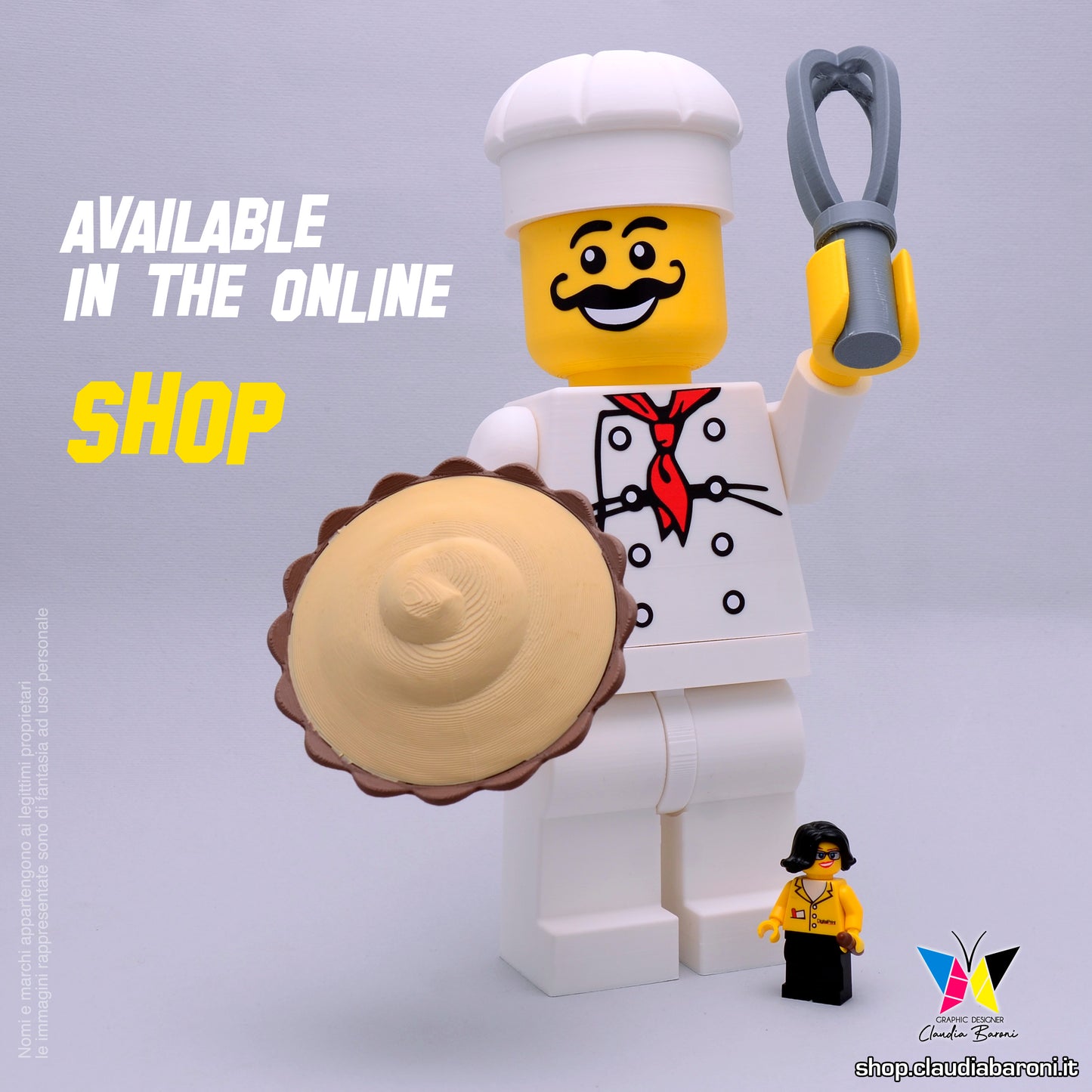 Maxifigura 3d Chef (03 - Serie 1)