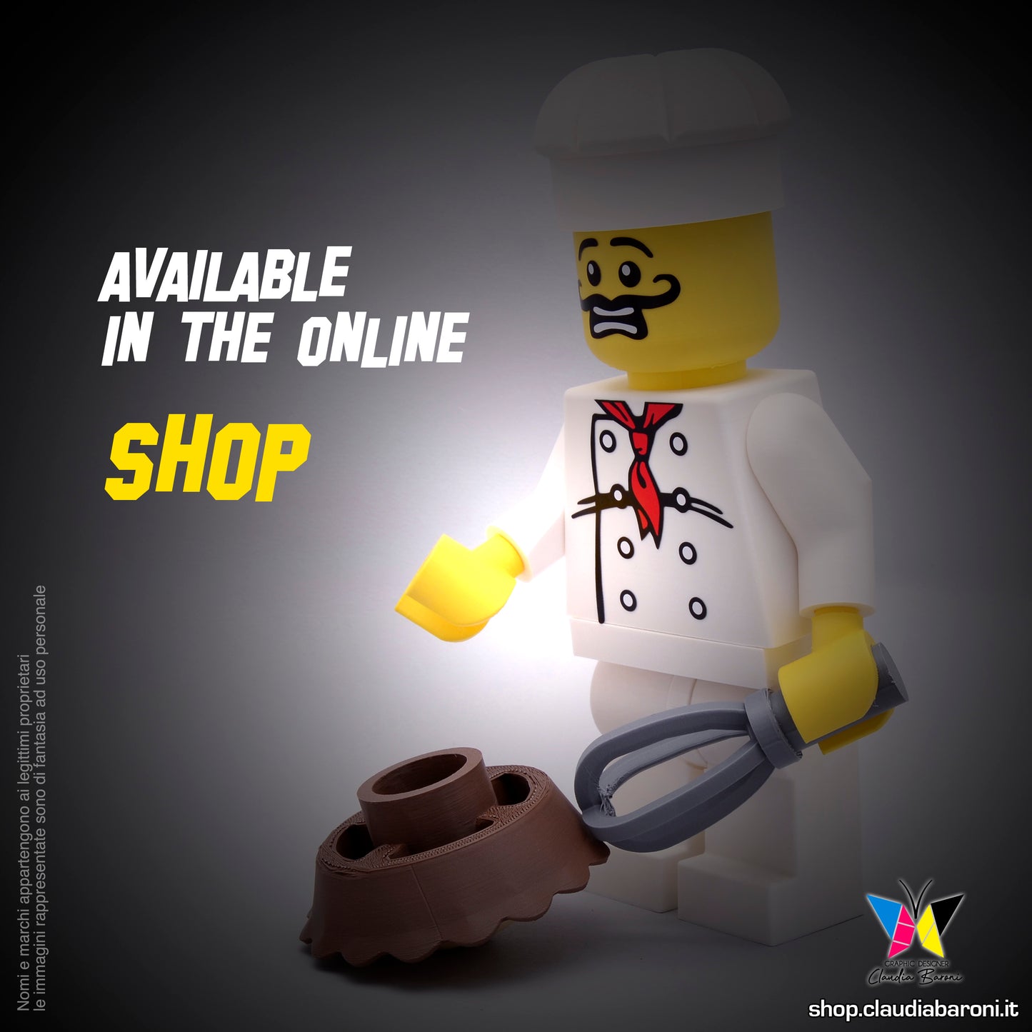 Maxifigura 3d Chef (03 - Serie 1)