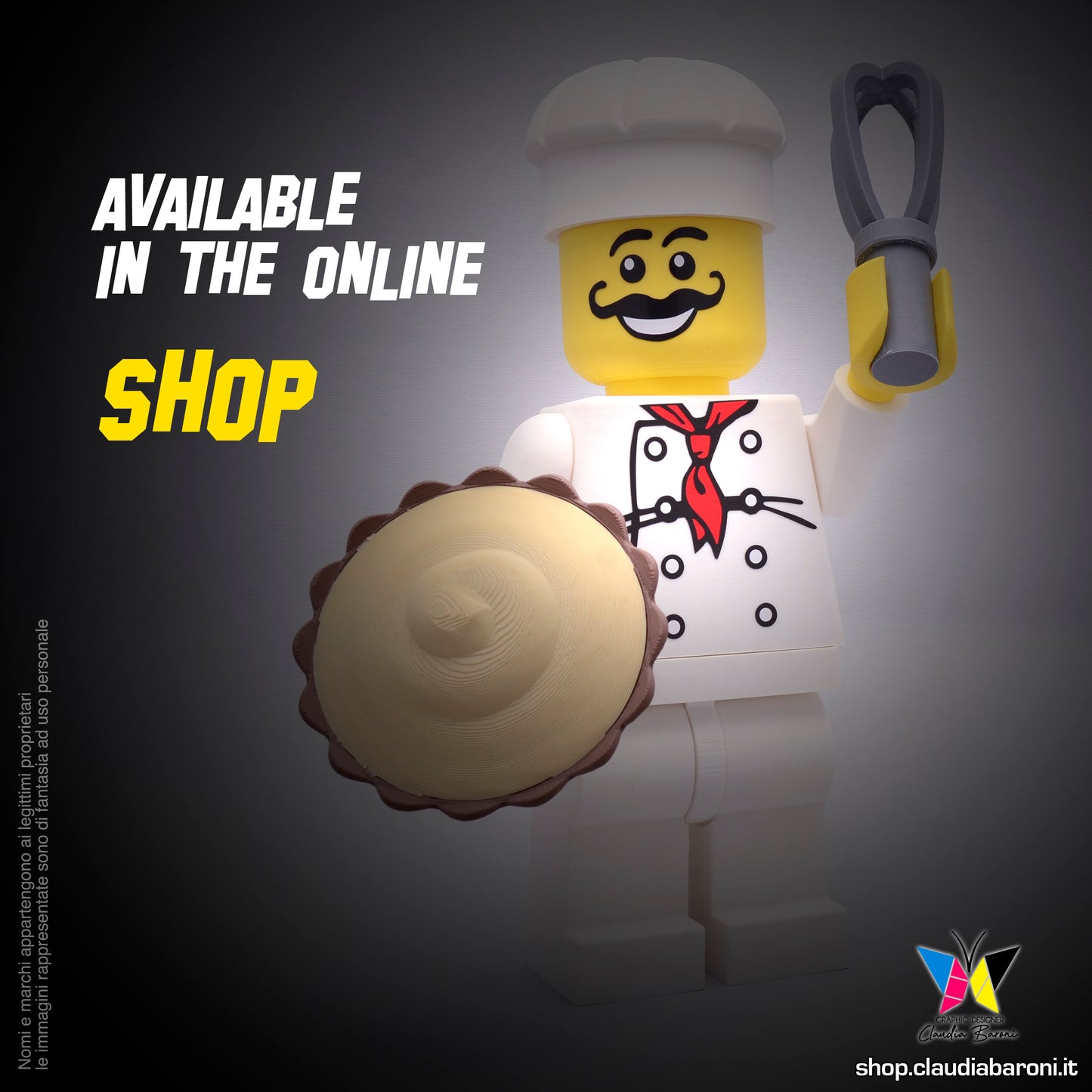 Maxifigura 3d Chef (03 - Serie 1)