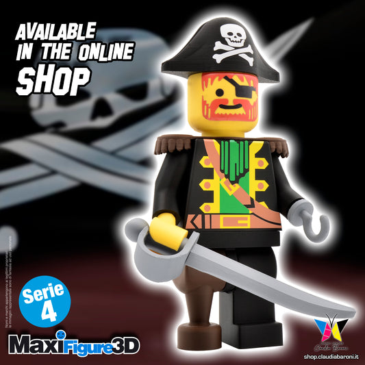 Maxifigura 3d Pirata (06 - Serie 4)