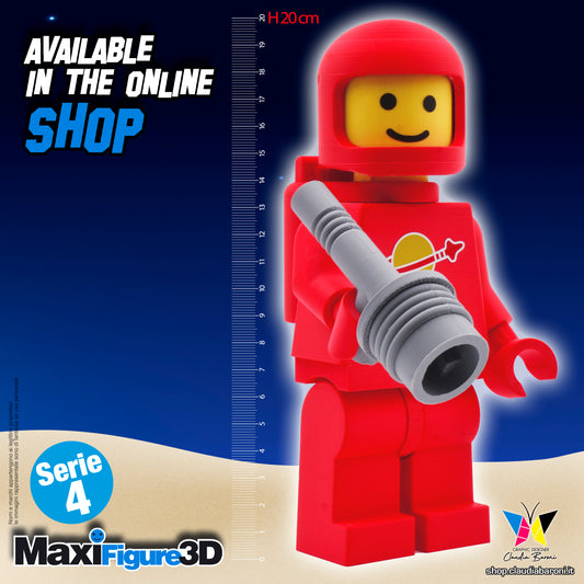 Maxifigura 3d Classic Space Red (02 - Serie 4)