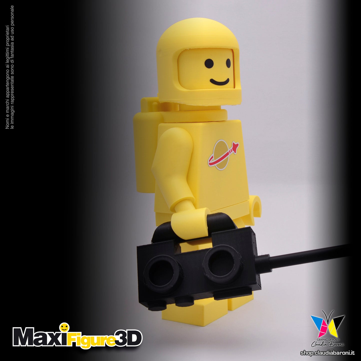 Maxifigura 3d Space Man (04 - Serie 1)