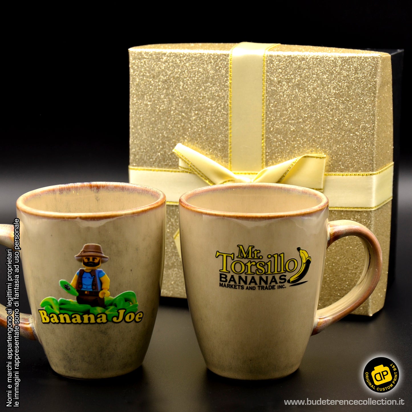 Confezione regalo 2 tazze (Banana Joe e Mr. Torsillo)