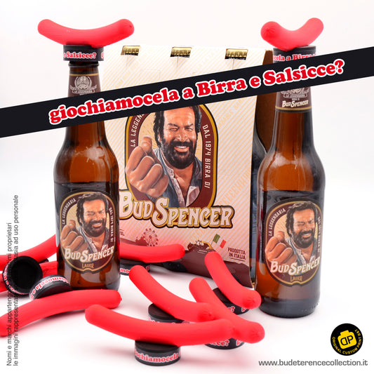 gadget 3d tappo birra (1 pezzo) - sfida birra e salsicce?