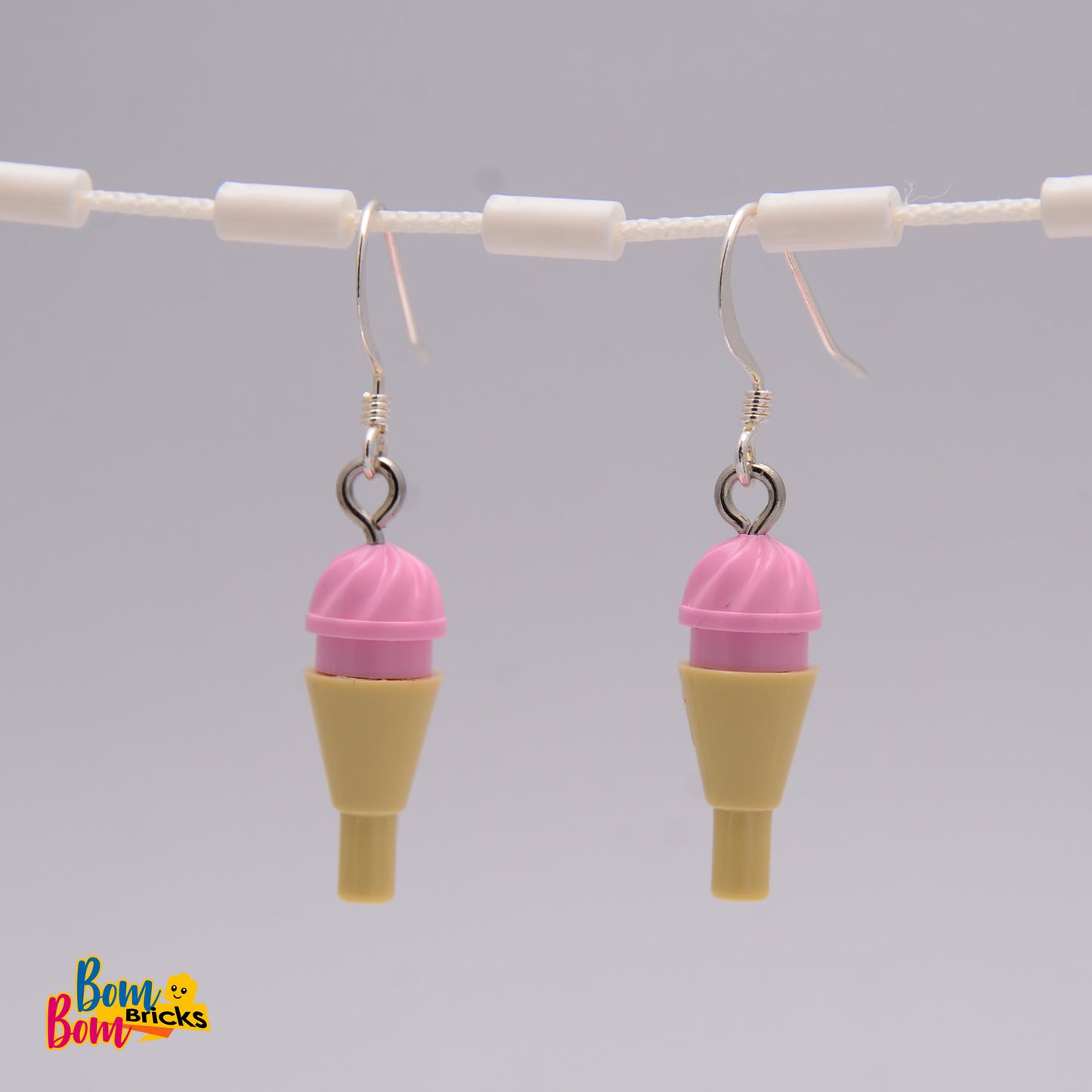 Earrings - Pink Ice Cream