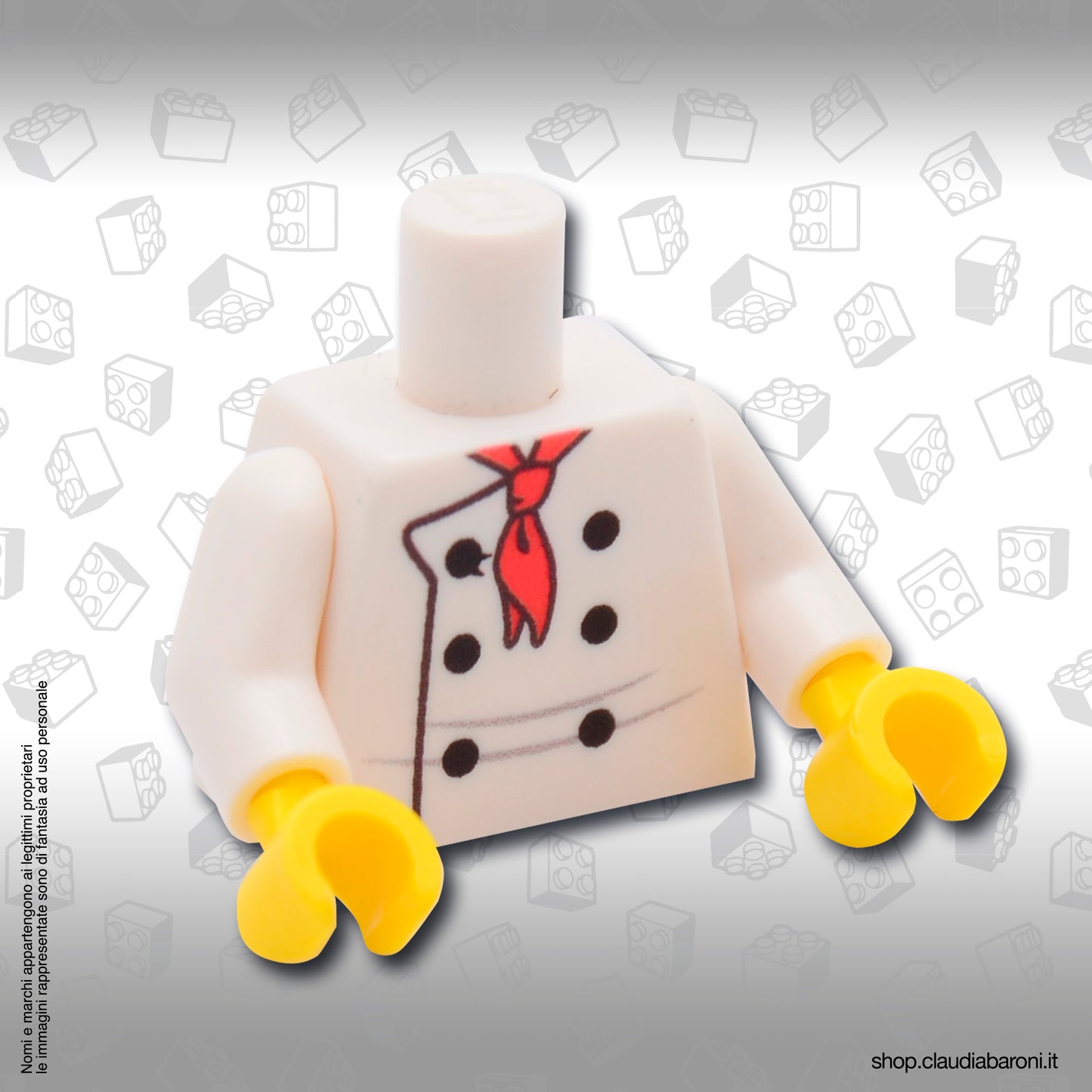 Chef torso with scarf